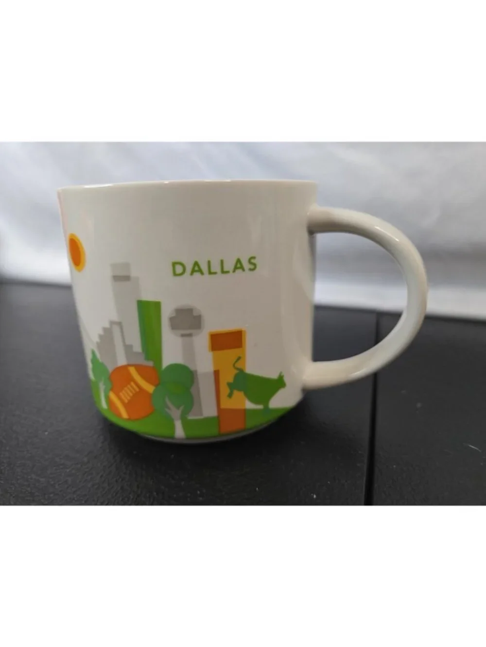 Starbucks Your Are Here Collection Dallas TX Coffee Tea Hot Drinks Mug 14oz 2015